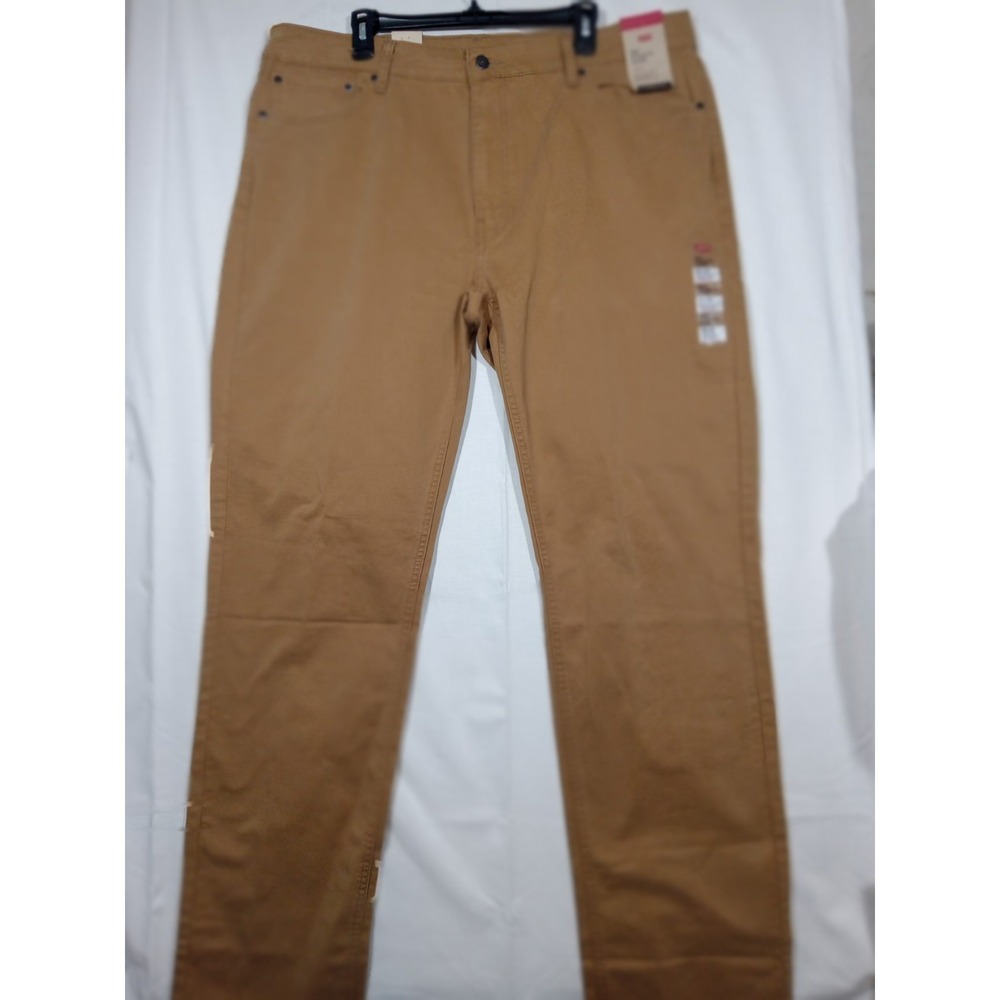 Levis 541 Jeans Mens 40x35 Brown Denim Athletic Taper Stretch Pants‎ Casual